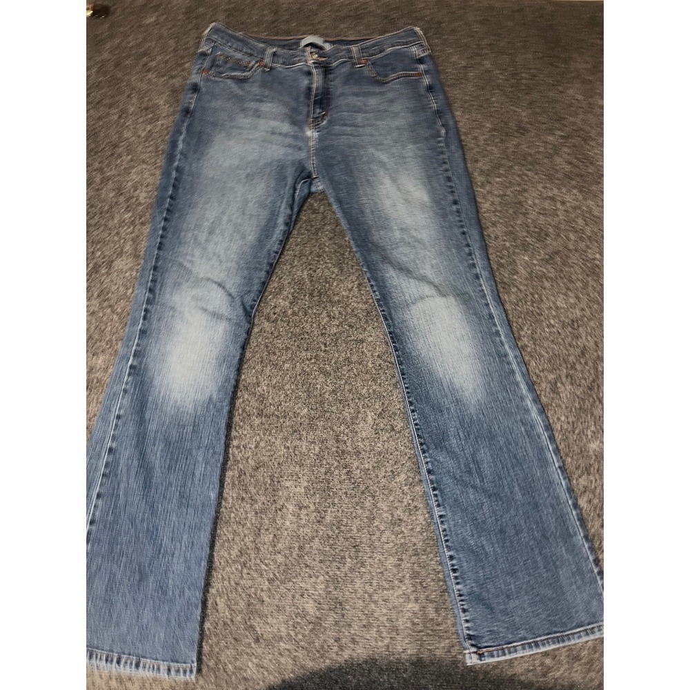 Levis 515 Boot Cut Jeans Womens 14 L Blue Denim Medium Wash Pants